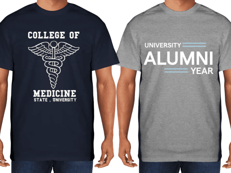 College and Campus Custom Shirts for Your Group 